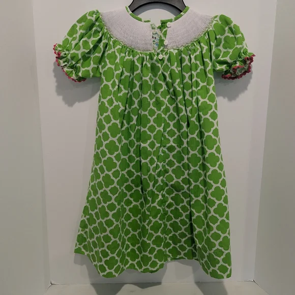 Hand Smocked Tinkerbell Dress - Picture 5 of 7